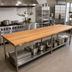 Thumbnail image #2 for John Boos Appalachian Red Oak Island Countertop, 144 x 42 x 1-1/2 Inches, Penetrating Oil Finish