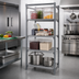 Thumbnail image #2 for Camshelving Basics Plus 21 x 30 x 64 Inch 4-Shelf Stationary Starter Unit, Vented, Brushed Graphite