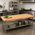 Thumbnail image #2 for John Boos 108-Inch x 42-Inch x 2-1/4-Inch Edge Grain Northern Hard Rock Maple Work Table Top with Penetrating Oil Finish