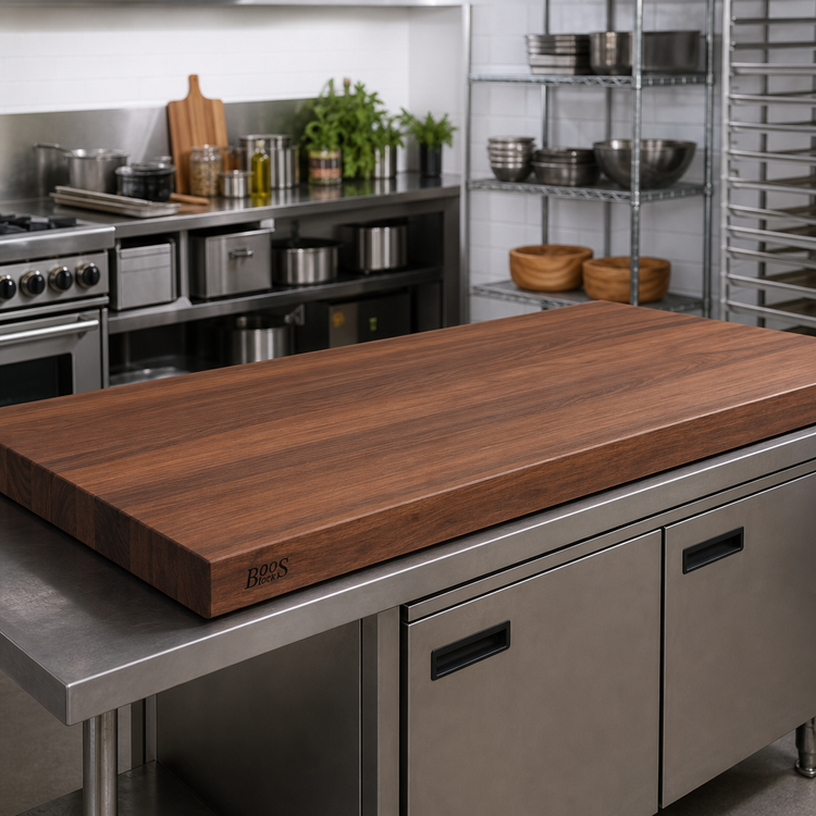 Product image #2 for Boos Block 60-Inch x 25-Inch American Black Walnut Kitchen Countertop, 1-1/2-Inch Thick