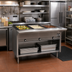Thumbnail image #2 for Spec-Master 48-Inch Electric Hot Food Table with 3 12 x 20 Wet or Dry Wells and Open Base