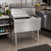 Thumbnail image #2 for Eagle Spec-Bar 60-Inch Underbar Insulated Combo Ice Bin/Bottle Unit, 100 lb. Capacity