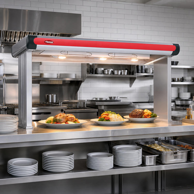 Product image #2 for Hatco Glo-Ray® Designer Infrared Aluminum Strip Heater with Lights, 75-1/2" W, High Watt