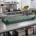 Thumbnail image #2 for Eagle Quik-Set 54 x 24 Inch Louvered Shelf, 14 Gauge Galvanized Steel, Green Epoxy Finish