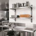 Thumbnail image #2 for Eagle Adjustable Post Wire Wall Mount Mid Unit for 18-Inch Shelves, 33-Inch High, Chrome