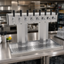Thumbnail image #2 for Glastender Countertop Tee Draft Dispensing Tower, 8-Faucet, Glycol-Cooled, Stainless Steel