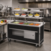 Thumbnail image #2 for Atlas Metal BLC-5-RM 5-Pan Mobile Refrigerated Cafeteria Cold Food Serving Counter