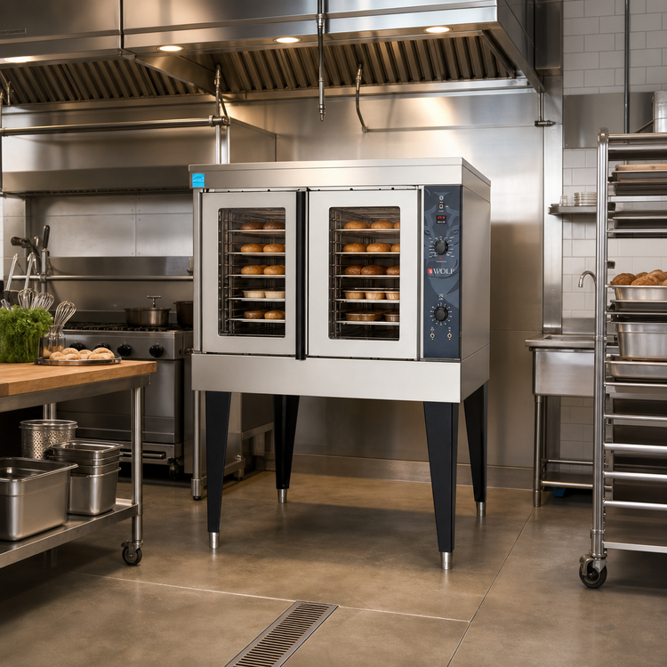 Product image #2 for Wolf WC4ED Full-Size Standard Depth Single Deck Electric Convection Oven, 12.5 kW
