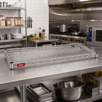 Thumbnail image #2 for Eagle Group QuadTruss 1430S 30"W x 14"D Stainless Steel QuadTruss Wire Shelf, 800 lb Capacity Case of 4