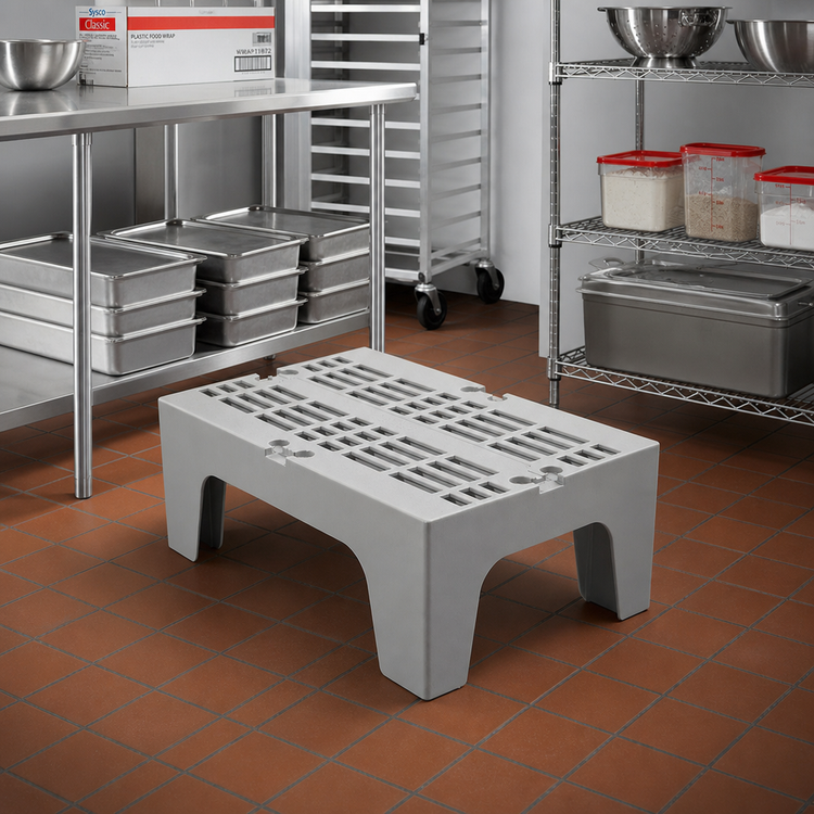 Product image #3 for Cambro S-Series 30 x 21 x 12-Inch Slotted Top Polypropylene Dunnage Rack, 1,500 lb Capacity