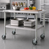 Thumbnail image #2 for Advance Tabco 5-Inch Stem Caster Set with Stainless Steel Legs, 4-Pack, 2 Brakes
