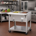 Thumbnail image #2 for Aerohot 30-3/8-Inch Portable Electric Steamtable Hot Food Unit with 2 Sealed Wells, Open Base, and Carving Board