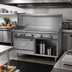 Thumbnail image #2 for Garland G Starfire Pro Series 60-Inch Gas Restaurant Range with Griddle, Standard Oven, and Storage Base