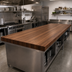 Thumbnail image #2 for Boos Block American Black Walnut Edge Grain Kitchen Countertop with Varnique Finish, 144 x 30 x 2-1/4 Inch