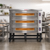 Thumbnail image #2 for Marra Forni ELST55-36/3 Three-Deck Electric Stackable Deck Oven with 55 x 36-Inch MarraStone Cooking Surfaces