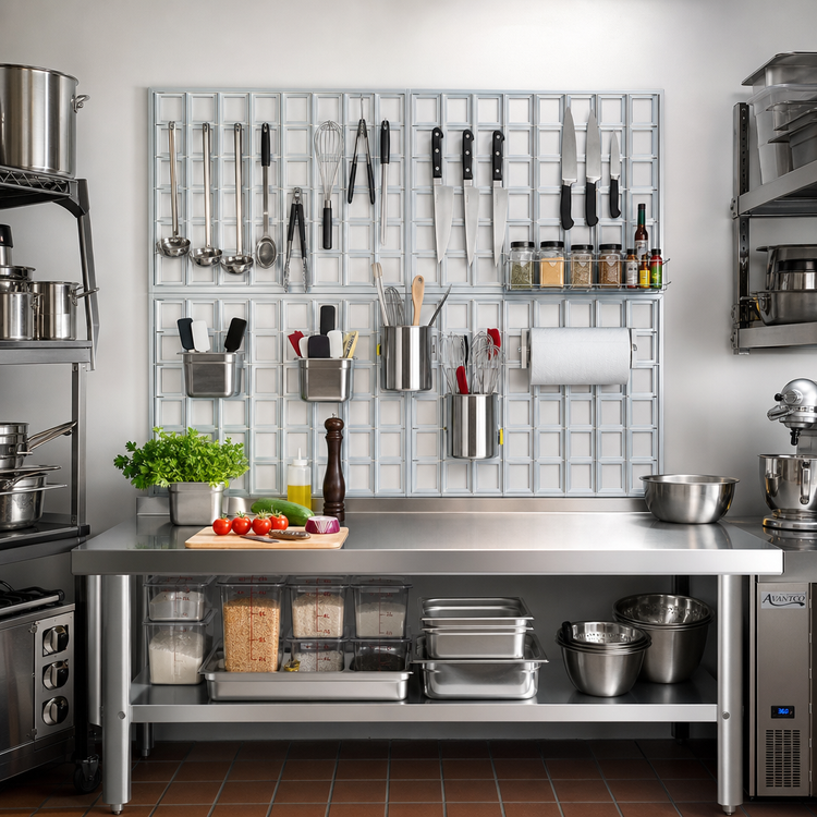 Product image #2 for WalStor Modular Wall System Wall Mat, 96 x 24 Inches, EAGLEbrite Zinc Finish