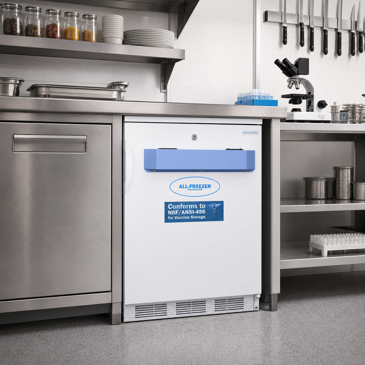 Product image #3 for Accucold Undercounter Vaccine All-Freezer, 1.85 Cu. Ft., Built-In/Freestanding