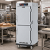 Thumbnail image #2 for Metro C5 9 Series Full-Height Pass-Thru Controlled Humidity Heated Holding and Proofing Cabinet with Solid Dutch Doors and Universal Wire Slides
