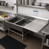 Thumbnail image #2 for John Boos Pro-Bowl 2-Compartment Sink with 30-Inch Right Drainboard, 14-Inch Deep Bowls