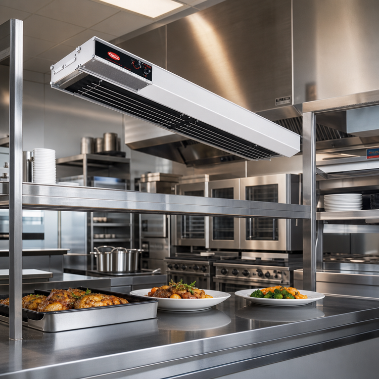 Product image #2 for Hatco Glo-Ray High Watt Dual Infra-Black Unlighted Strip Heater, 48-Inch, 2.2 kW, Aluminum