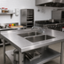Thumbnail image #2 for Advance Tabco Welded Double Bowl Sink Table Top with 36