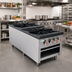 Thumbnail image #2 for 24-Inch Gas Stock Pot Range with 2 Burners and Cast Iron Lift-Off Grates