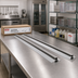 Thumbnail image #2 for Metro HD qwikTRAK 9 Ft Track Set for Commercial Shelving Systems