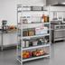 Thumbnail image #2 for Fermostock 5-Tier Starter Polymer Shelving Unit, 68W x 18D x 83H, Gray