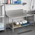 Thumbnail image #2 for John Boos Pro-Bowl 72-Inch Straight Clean Dishtable, Right-to-Left, 14-Gauge 304 Stainless Steel