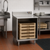 Thumbnail image #2 for Eagle Group 2200 Series Flatboard Top Glass Rack Storage Unit for 20 x 20 Glass Racks, 24 x 24 x 33-1/2 Inches