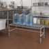 Thumbnail image #2 for Quantum Modular Wire Dunnage Rack, 24 x 24 x 14 Inches, 1500 lb Capacity, Gray Epoxy Antimicrobial Finish