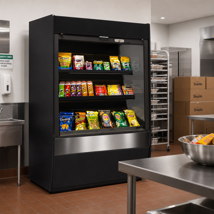 Product image #2 for Federal Industries Vision Series 24-Inch x 33-Inch x 60-Inch Non-Refrigerated Self-Serve High Profile Merchandiser