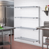 Thumbnail image #2 for EAGLEbrite 4-Tier Add-On Wire Shelving Unit with QuadTruss Shelves, 24