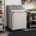 Thumbnail image #3 for Delfield Mega Top Single-Section Prep Table Refrigerator, 27 Inch Wide, 1 Door, 12 Sixth-Size Pan Capacity