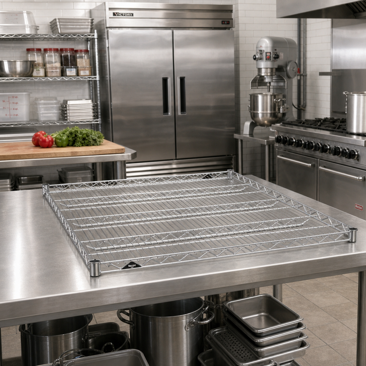 Product image #2 for Metro Super Erecta Super Wide 36-Inch x 36-Inch Chrome-Plated Wire Shelf