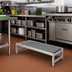 Thumbnail image #2 for Fermostock 59-Inch x 22-Inch x 12-Inch Aluminum Dunnage Rack with Adjustable Composite Feet