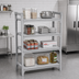 Thumbnail image #3 for Cambro Camshelving Premium 4-Shelf Solid Polymer Shelf Kit, 24-Inch Deep x 54-Inch Wide, Speckled Gray