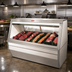 Thumbnail image #2 for Howard-McCray 35 Series 119-Inch Double Duty Full Service Red Meat Service Case, Self-Contained Refrigeration, Straight Glass Front