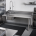 Thumbnail image #2 for Advance Tabco Straight Soil Dish Table with Pre-Rinse Sink, Right-to-Left, 95-Inch, 16 Gauge 304 Stainless Steel