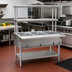 Thumbnail image #2 for Eagle Group 3-Well Dry Natural Gas Hot Food Table, Open Base, 48 Inch, Stainless Steel Top, with Flex-Master Overshelves