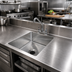 Thumbnail image #2 for John Boos 16 x 20 x 12 Inch Weld-In Undermount Single-Compartment Sink, 14 Gauge Stainless Steel
