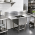 Thumbnail image #2 for John Boos Pro-Bowl 1-Compartment Stainless Steel Sink with Left and Right Drainboards