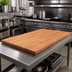 Thumbnail image #2 for Boos Block Blended Edge Grain American Cherry Kitchen Countertop, 72 x 36 x 1-1/2 Inch, Flat No Backsplash