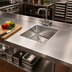 Thumbnail image #2 for John Boos Weld-In Undermount Single-Compartment Stainless Steel Sink, 16 x 18 x 14 Inches