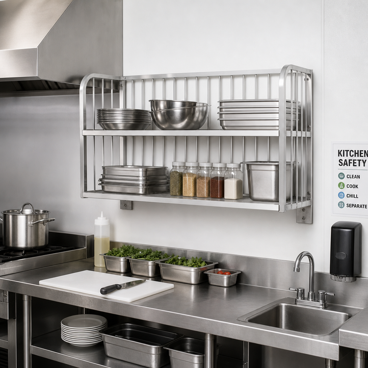 Product image #3 for Wall-Mounted 2-Shelf Aluminum Boat Rack