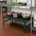 Thumbnail image #2 for QuadPlus Stationary Dunnage Rack with 3-Sided Frame and Louvered Polypropylene Mat, 60 x 21 x 14 in., 1,000 lb. Capacity