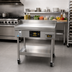Thumbnail image #2 for AccuSteam 48-Inch x 30-Inch Electric Floor Model Griddle with Stand and Casters