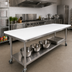 Thumbnail image #2 for John Boos 108-Inch x 24-Inch x 1/2-Inch Reversible Poly Replacement Work Table Top