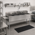 Thumbnail image #2 for Eagle Group Four-Compartment Utility Sink with Left and Right Drainboards, 304 Stainless Steel, 108-1/4 Inch Wide