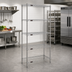 Thumbnail image #2 for Eagle Group 5-Tier Wire Shelving Starter Unit, 36W x 18D x 86H, Chrome-Plated